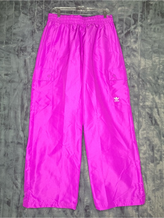 adidas Pants - adidas Originals Purple Burst Cargo Pants Womens L Wide Leg Y2K Streetwear